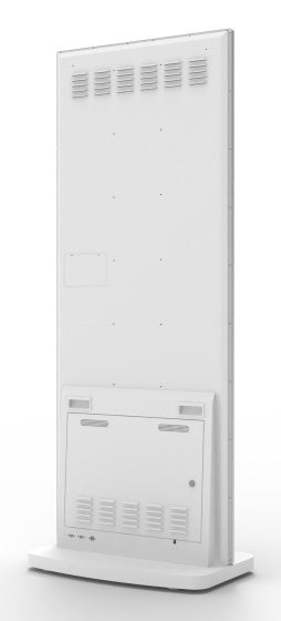 Allsee Technologies L55HD9-TW Signage Display Totem design 139.7 cm (55") LCD Wi-Fi 450 cd/m² Full HD White Touchscreen Built-in processor Android 7.1 24/7
