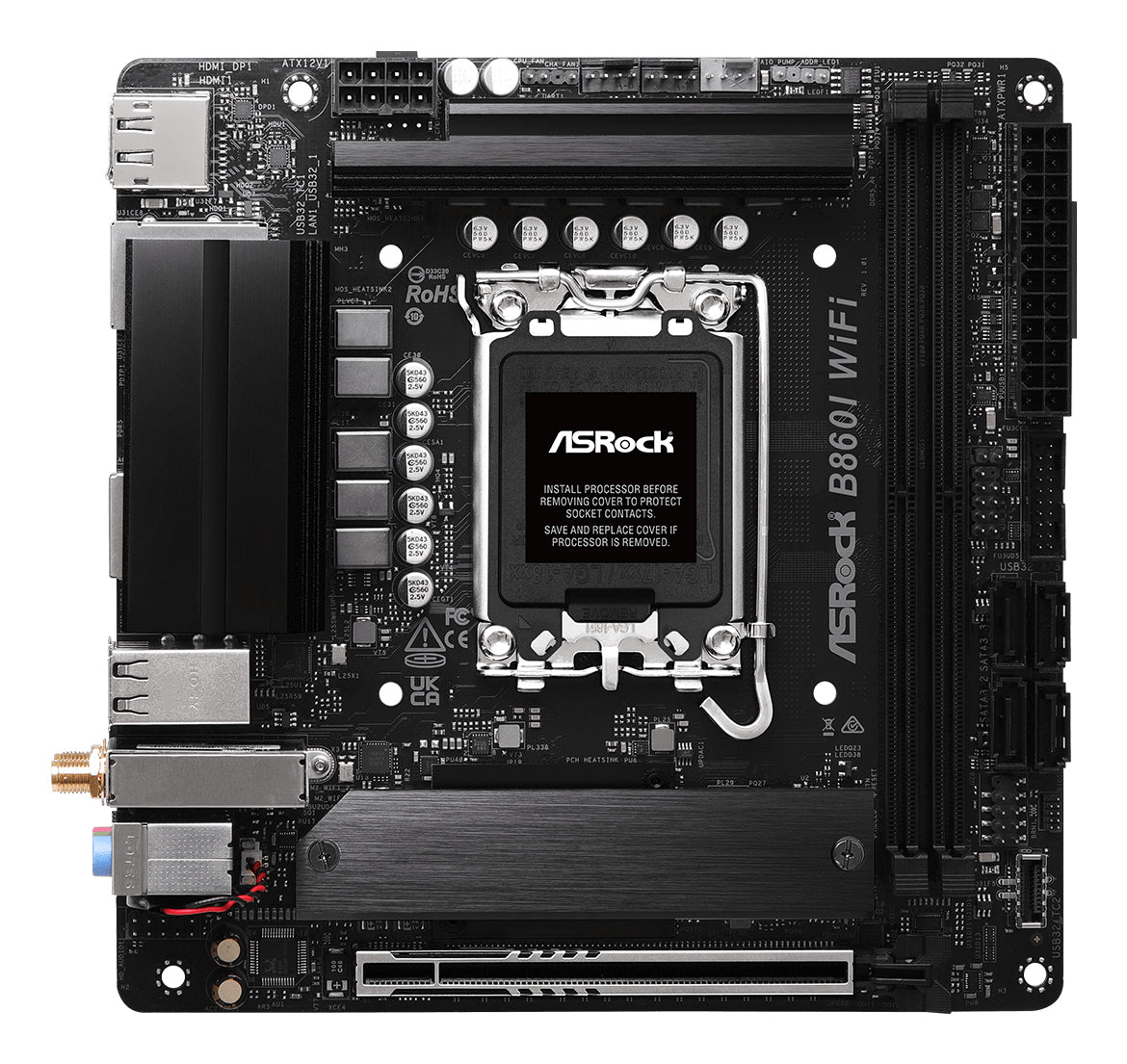 Asrock B860I WiFi Intel B860 LGA 1851 (Socket V1) mini ITX