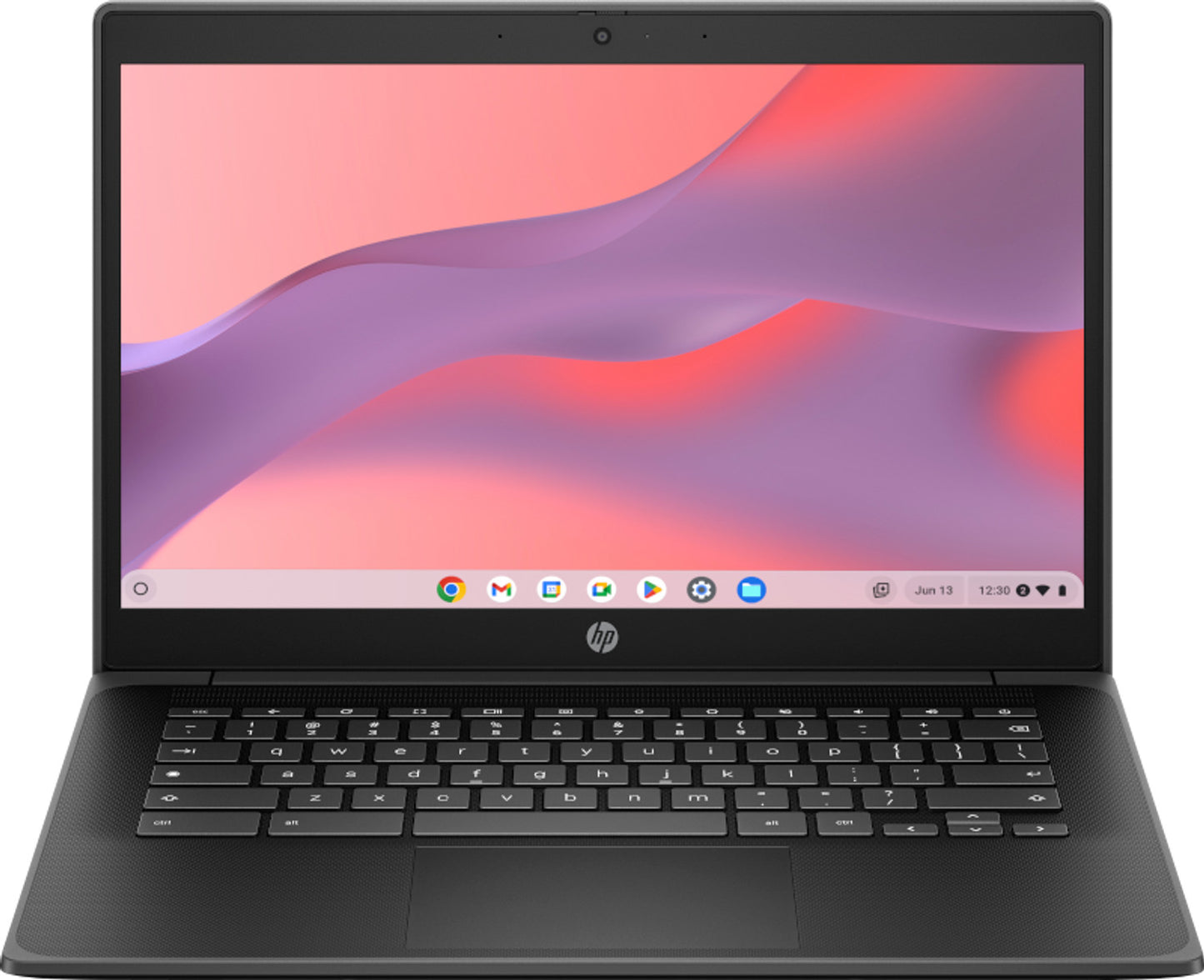 HP Fortis G1i 14 Chromebook Intel N N150 35.6 cm (14") Touchscreen HD 4 GB LPDDR5-SDRAM 32 GB eMMC Wi-Fi 6 (802.11ax) ChromeOS Black