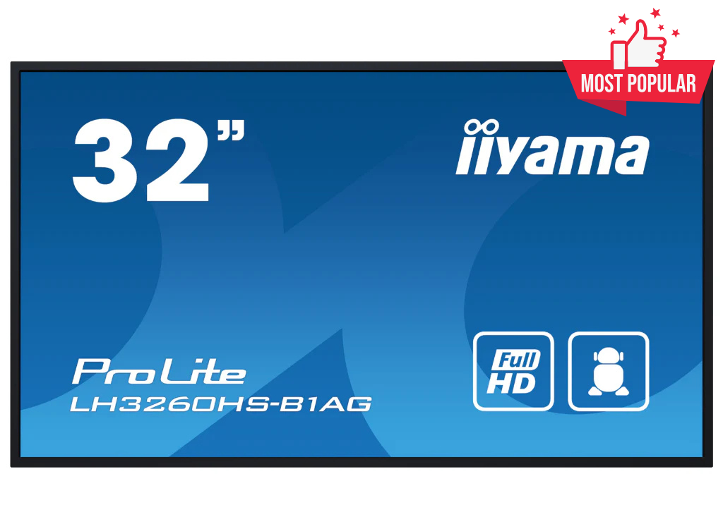 iiyama ProLite LH3260HS-B1AG 32" Full HD Professional Digital Signage Display