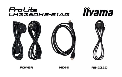 iiyama ProLite LH3260HS-B1AG 32" Full HD Professional Digital Signage Display