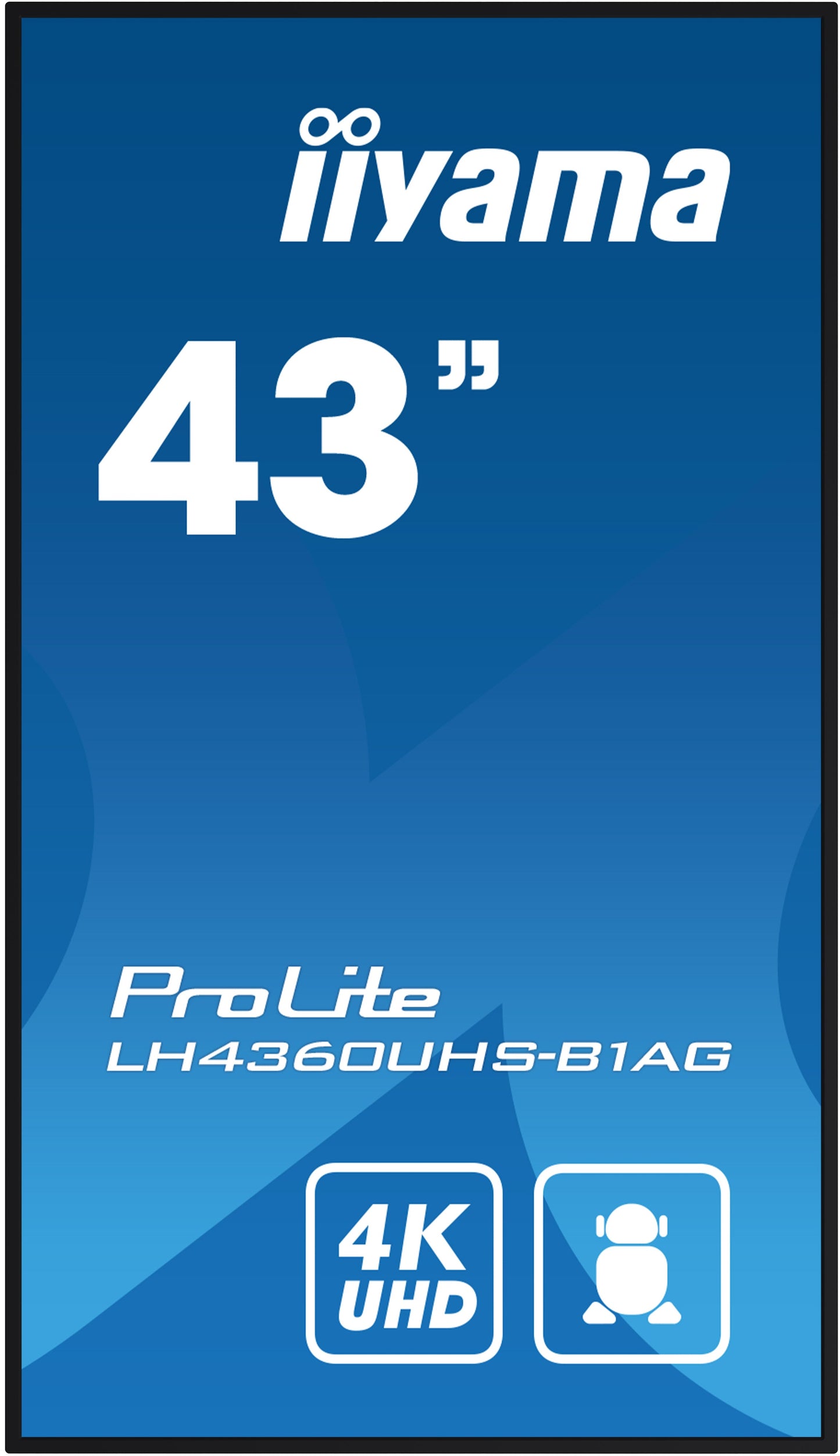 iiyama ProLite LH4360UHS-B1AG 43" 4K UHD Professional Digital Signage Display