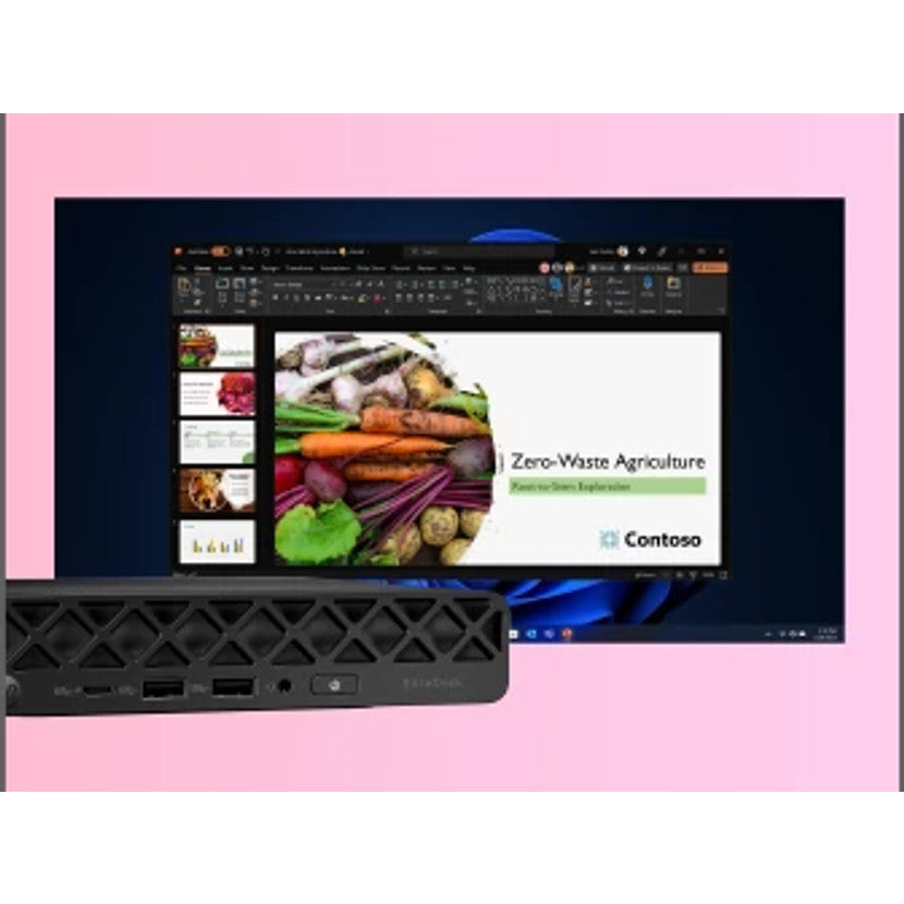 HP EliteDesk 8 Mini G1i AI Intel Core Ultra 5 235T 16 GB DDR5-SDRAM Windows 11 Pro Mini PC AI PC
