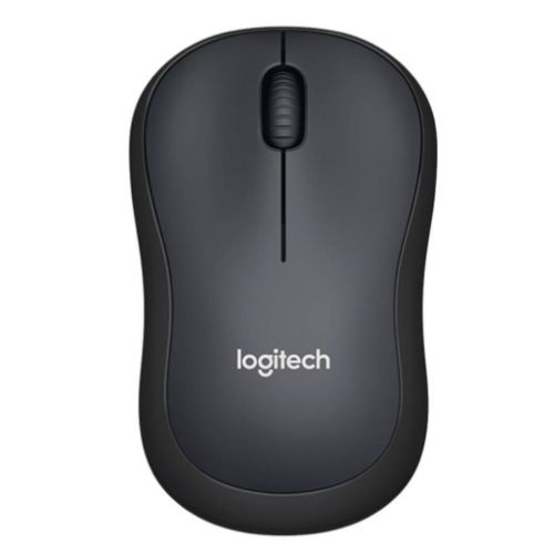 Logitech M220 Silent Wireless Optical Mouse, SilentTouch Tech, 3 Buttons, 1000DPI, Charcoal, OEM