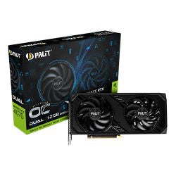 Palit RTX4070 DUAL OC,12GB DDR6, HDMI, 3 DP, 2505MHz Clock, Overclocked, RGB Lighting