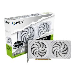 Palit RTX4070 White OC, 12GB DDR6, HDMI, 3 DP, 2505MHz Clock, Overclocked