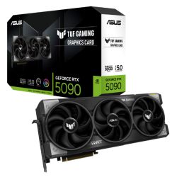 Asus TUF GAMING RTX5090, PCIe5, 32GB DDR7, 2 HDMI, 3 DP, 2437MHz Clock, RGB Lighting