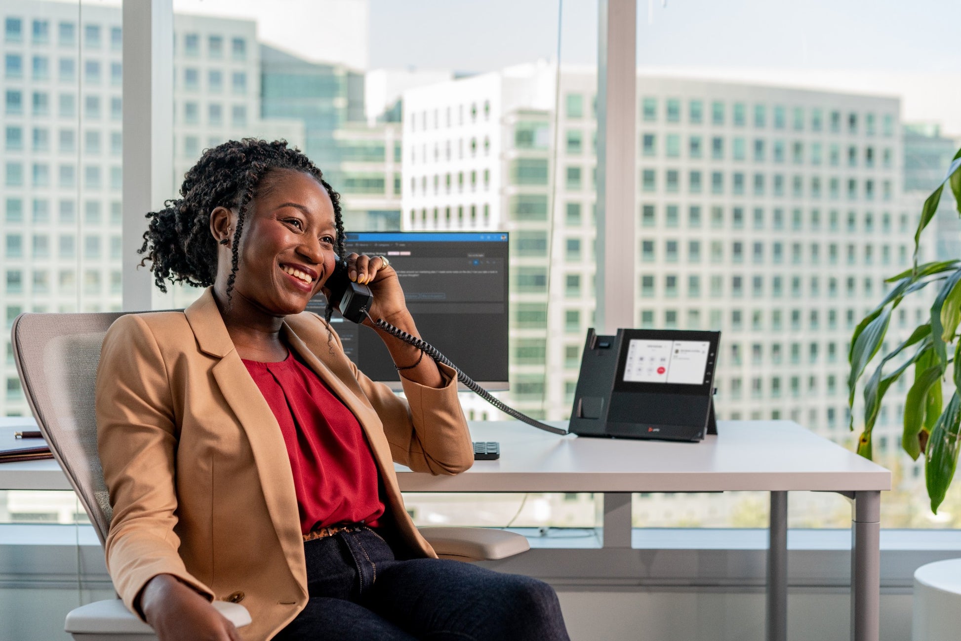 HP Poly CCX 600 Business Media Phone with Open SIP and PoE-enabled