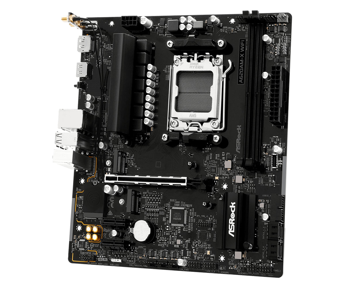 Asrock A620AM-X WiFi AMD A620A Socket AM5 micro ATX