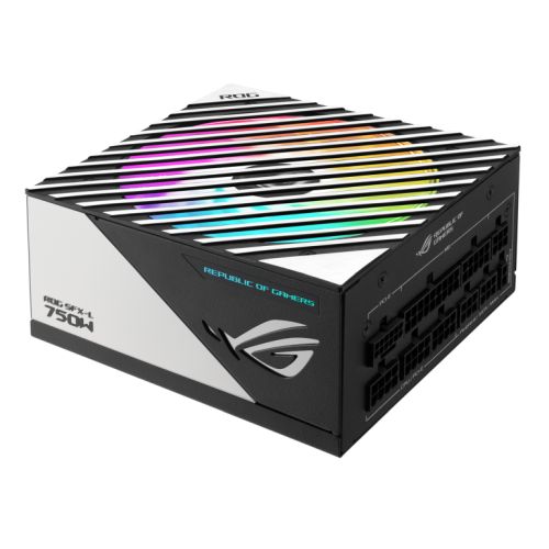 Asus 750W ROG LOKI SFX-L Platinum PSU, Small Form Factor, Fully Modular, 80+ Platinum, ATX 3.0, PCIe 5.0, RGB, ATX-to- SFX Bracket