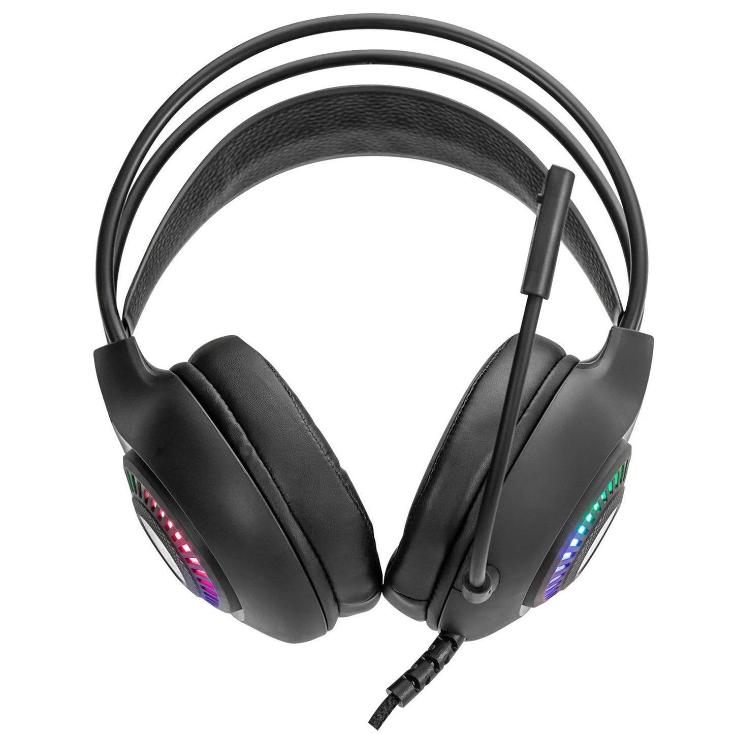 Marvo H8325 Akari 40 USB 2.0 Wired Gaming RGB Headset (Black) Head-band