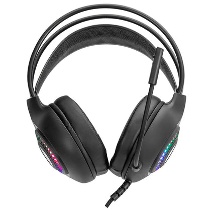 Marvo H8325 Akari 40 USB 2.0 Wired Gaming RGB Headset (Black) Head-band