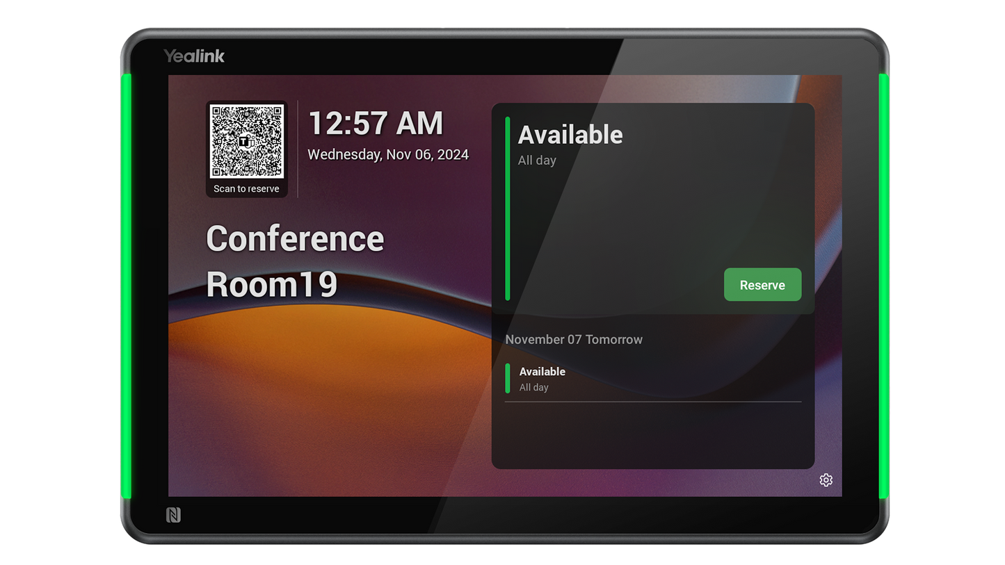 Yealink 10-inch Android-based Room Scheduling Panel | ROOMPANEL-PLUS-E2