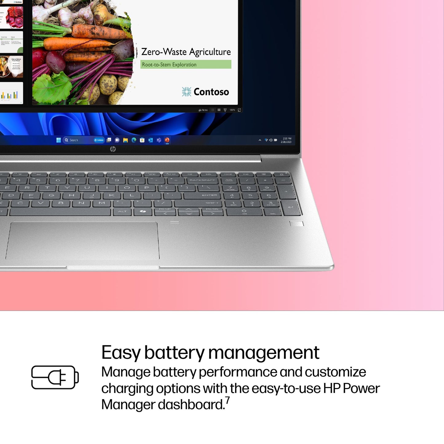 HP ProBook 4 G1iR Intel Core 5 120U Laptop 40.6 cm (16") WUXGA 16 GB DDR5-SDRAM 256 GB SSD Wi-Fi 6E (802.11ax) Windows 11 Pro Silver