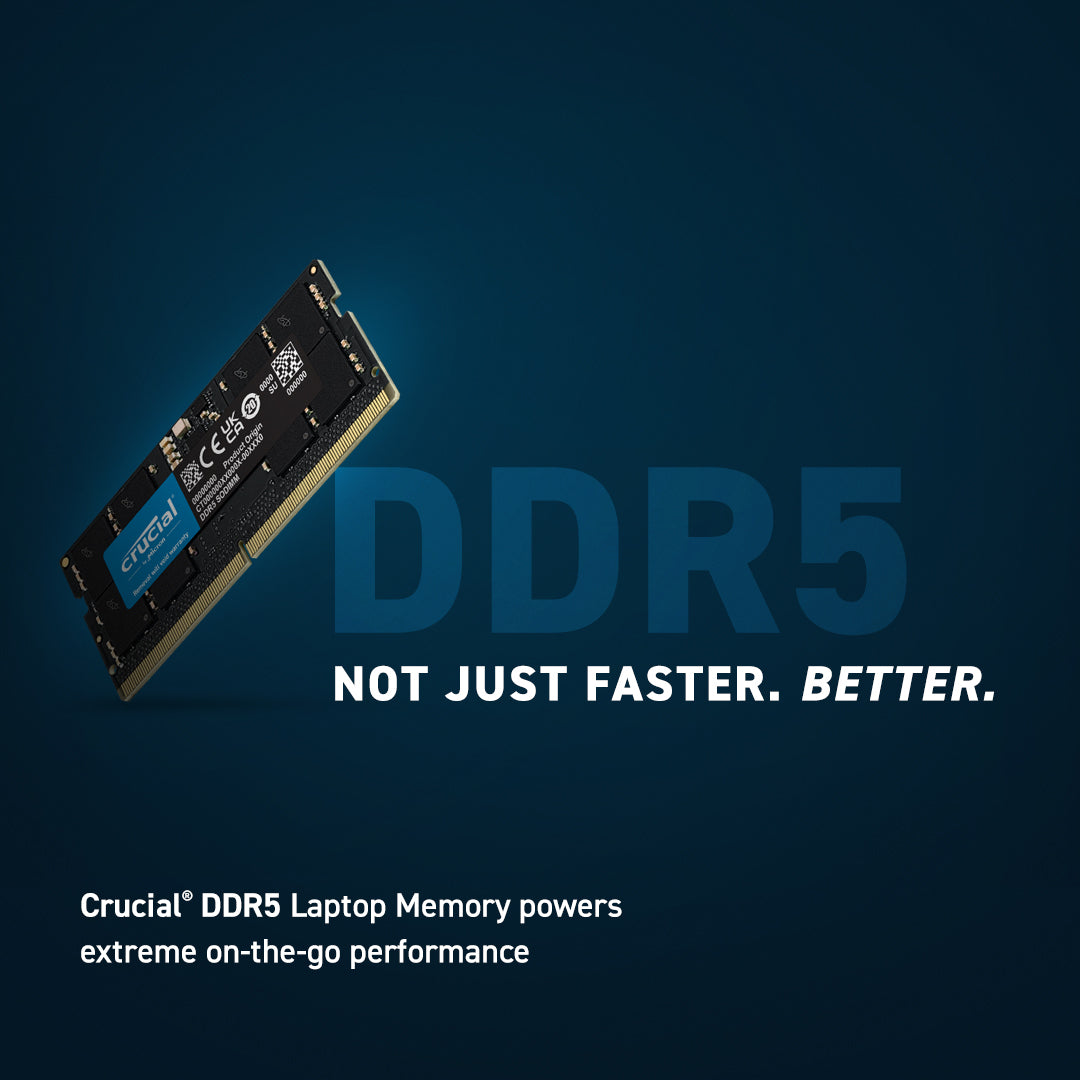Crucial CT16G56C46S5 memory module 16 GB 1 x 16 GB DDR5 262-pin SO-DIMM ECC