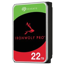 Seagate 3.5", 22TB, SATA3, IronWolf Pro NAS Hard Drive, 7200RPM, 512MB Cache, CMR, OEM
