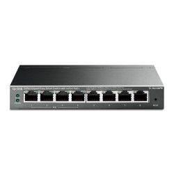 TP-LINK (TL-SG108PE) 8-Port Gigabit Easy Smart Switch
with 4-Port PoE+, Steel Case