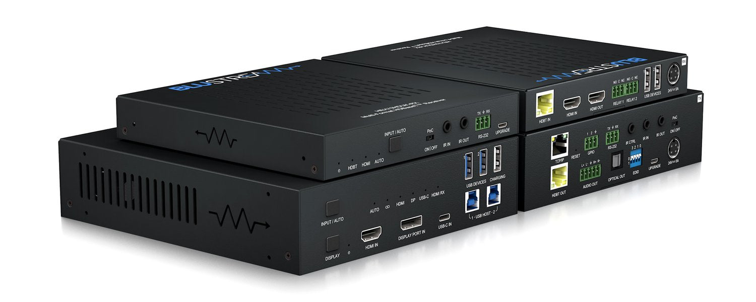 Blustream HEX70HDUK-KIT AV extender AV transmitter & receiver Black