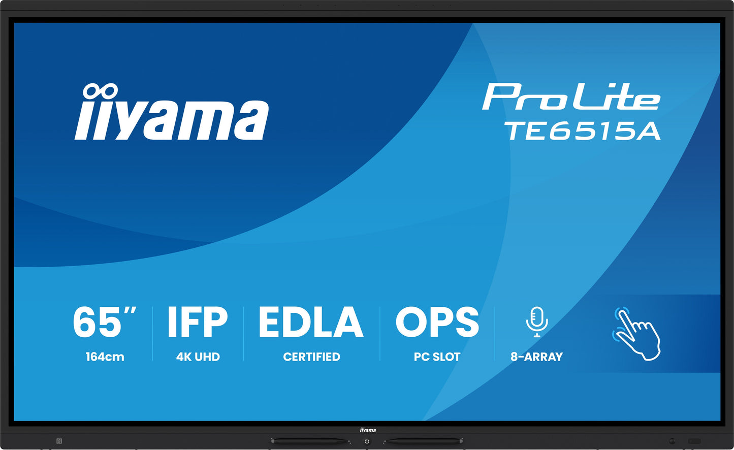 iiyama ProLite TE6515A-B1AG 65” 4K Ultra HD Google EDLA Certified IFP Interactive Display