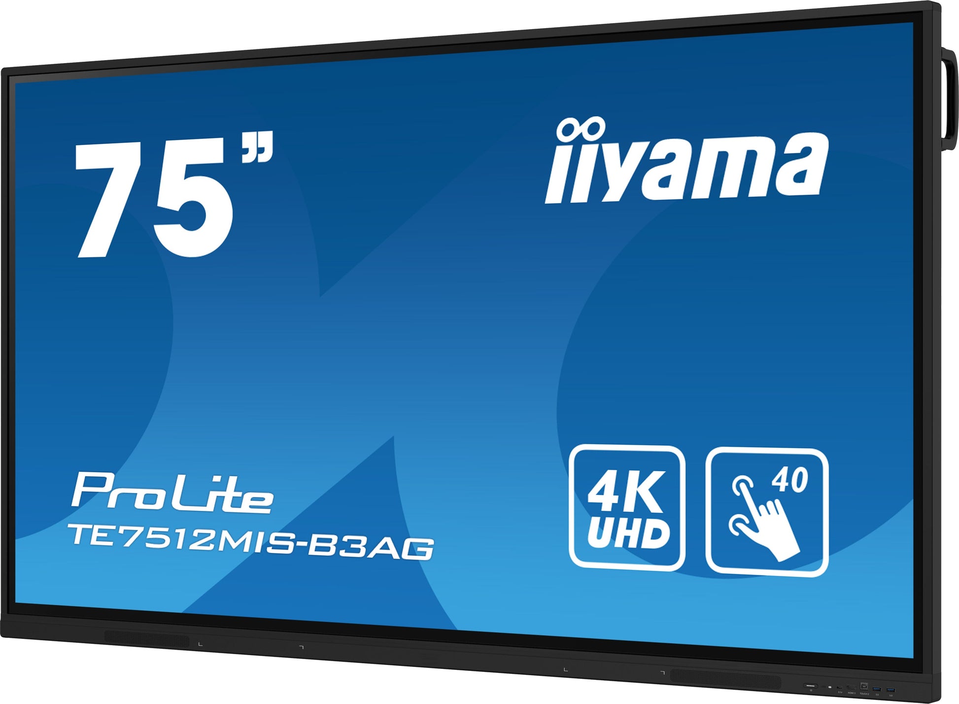 iiyama ProLite TE7512MIS-B3AG 75" 4K Ultra HD Interactive Touchscreen Display