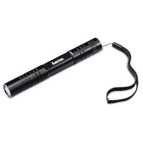 Hama (Regular R-147) 100 Lumen LED Torch, 75m Range, Black