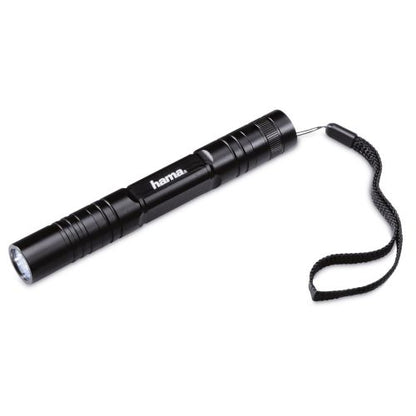 Hama (Regular R-147) 100 Lumen LED Torch, 75m Range, Black