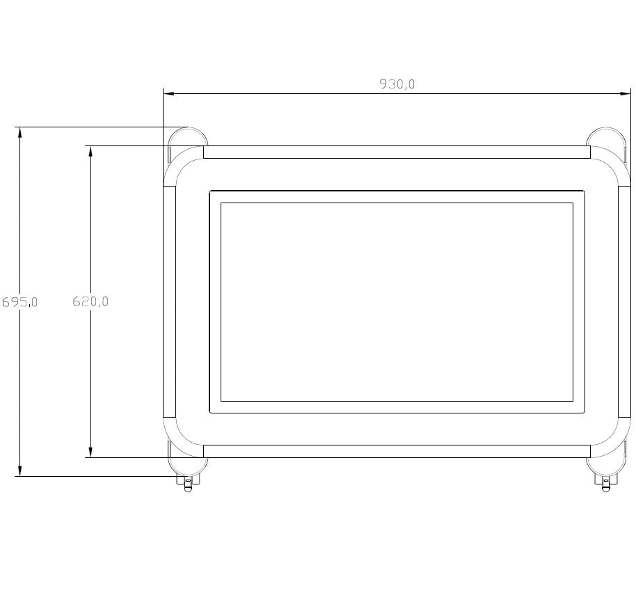 32" Mobile Interactive Table