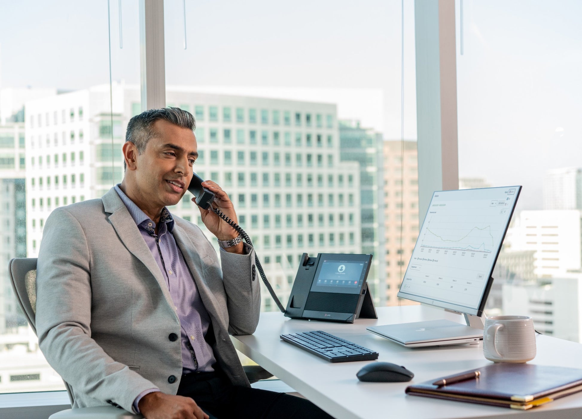 HP Poly CCX 600 Business Media Phone with Open SIP and PoE-enabled
