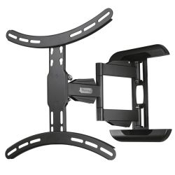 Hama FULLMOTION TV Wall Bracket, Up to 65" TVs, 35kg Max, 3 Joints, Extendable, Tilt +2/-12°, 180° Swivel, VESA up to 400 x 400