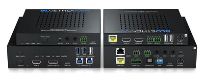 Blustream HEX70HDUK-KIT AV extender AV transmitter & receiver Black