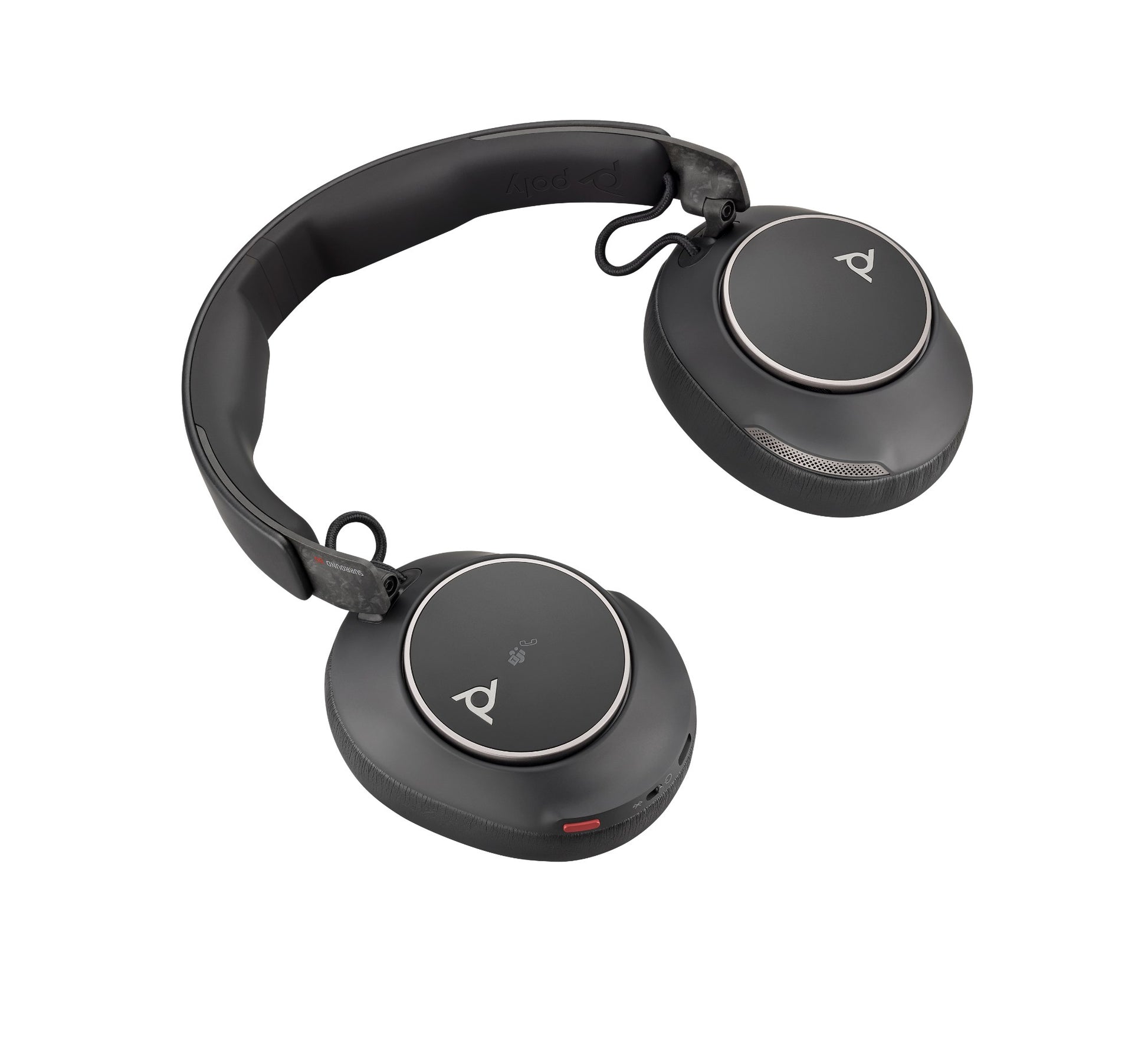 HP Poly Voyager Surround 80 UC Microsoft Teams Certified USB-C Headset +USB-C/A Adapter