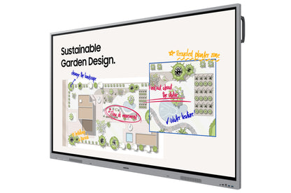 Samsung WE65FX interactive whiteboard 165.1 cm (65") 3840 x 2160 pixels Touchscreen Grey HDMI