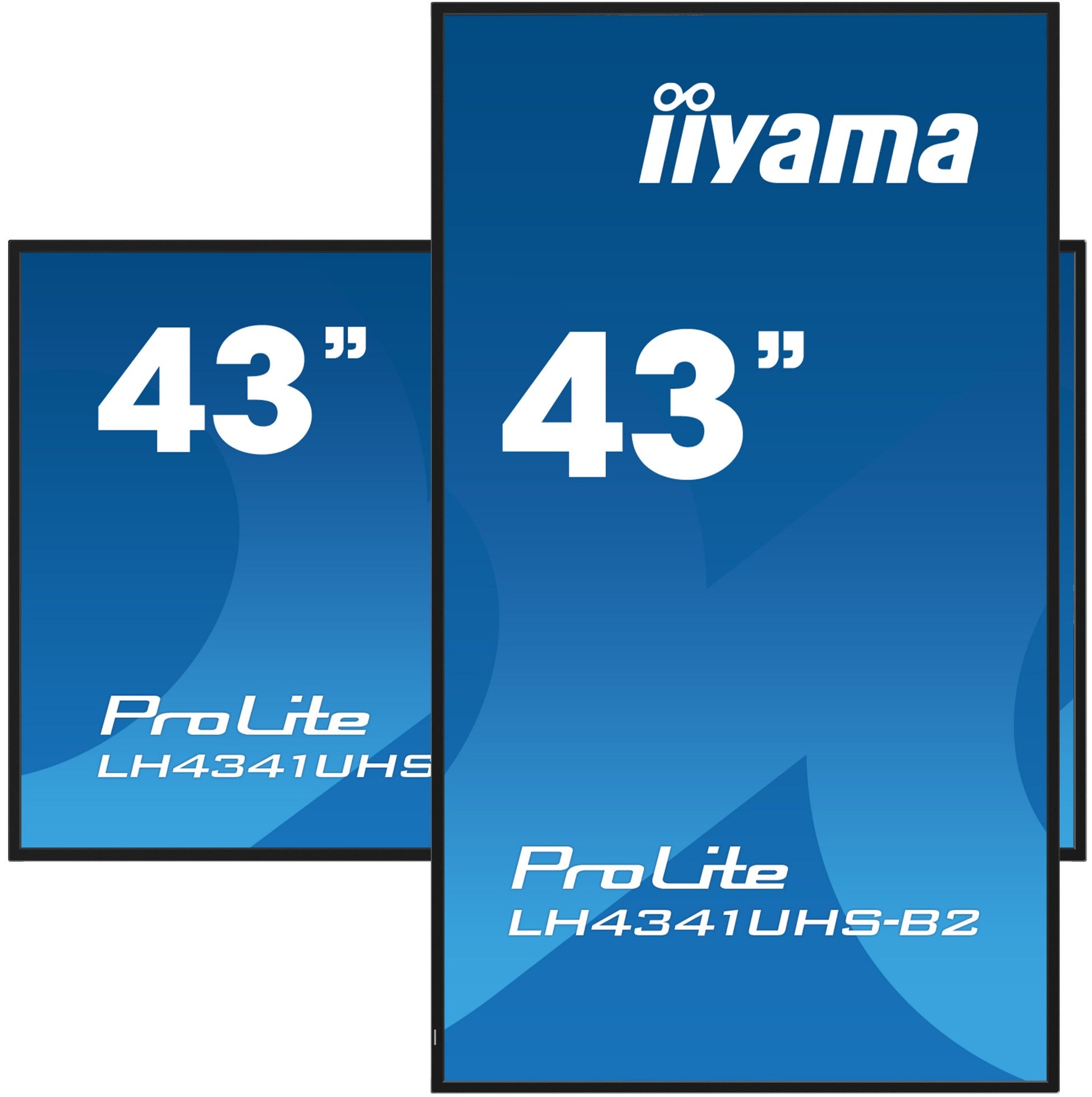 iiyama LH4341UHS-B2 Signage Display 108 cm (42.5") LCD 500 cd/m² 4K Ultra HD Built-in processor Android 8.0 24/7
