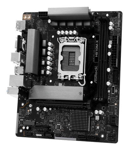 Asrock H810M-X Intel H810 LGA 1851 (Socket V1) micro ATX