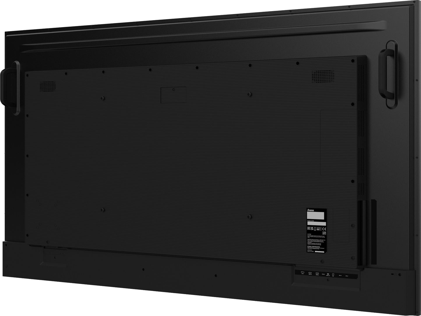 iiyama LH7565UHSB-B1 Signage Display Kiosk design 189.2 cm (74.5") LED Wi-Fi 800 cd/m² 4K Ultra HD Black Built-in processor Android 11 24/7