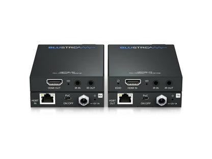 Blustream HEX70SL-KIT AV extender AV transmitter & receiver Black