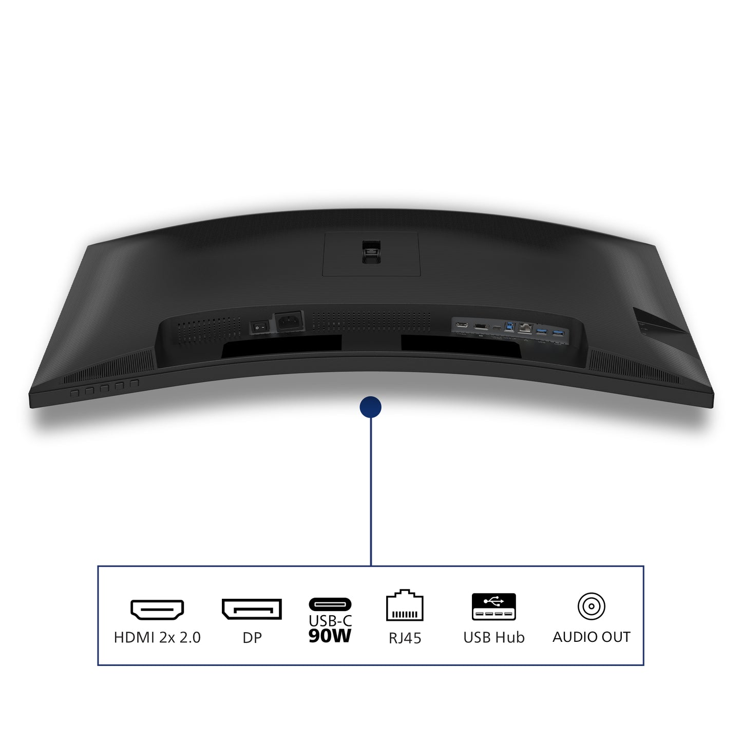 Philips 3000 series 34B2U3600C/00 computer monitor 86.4 cm (34") 3440 x 1440 pixels Wide Quad HD LCD Black