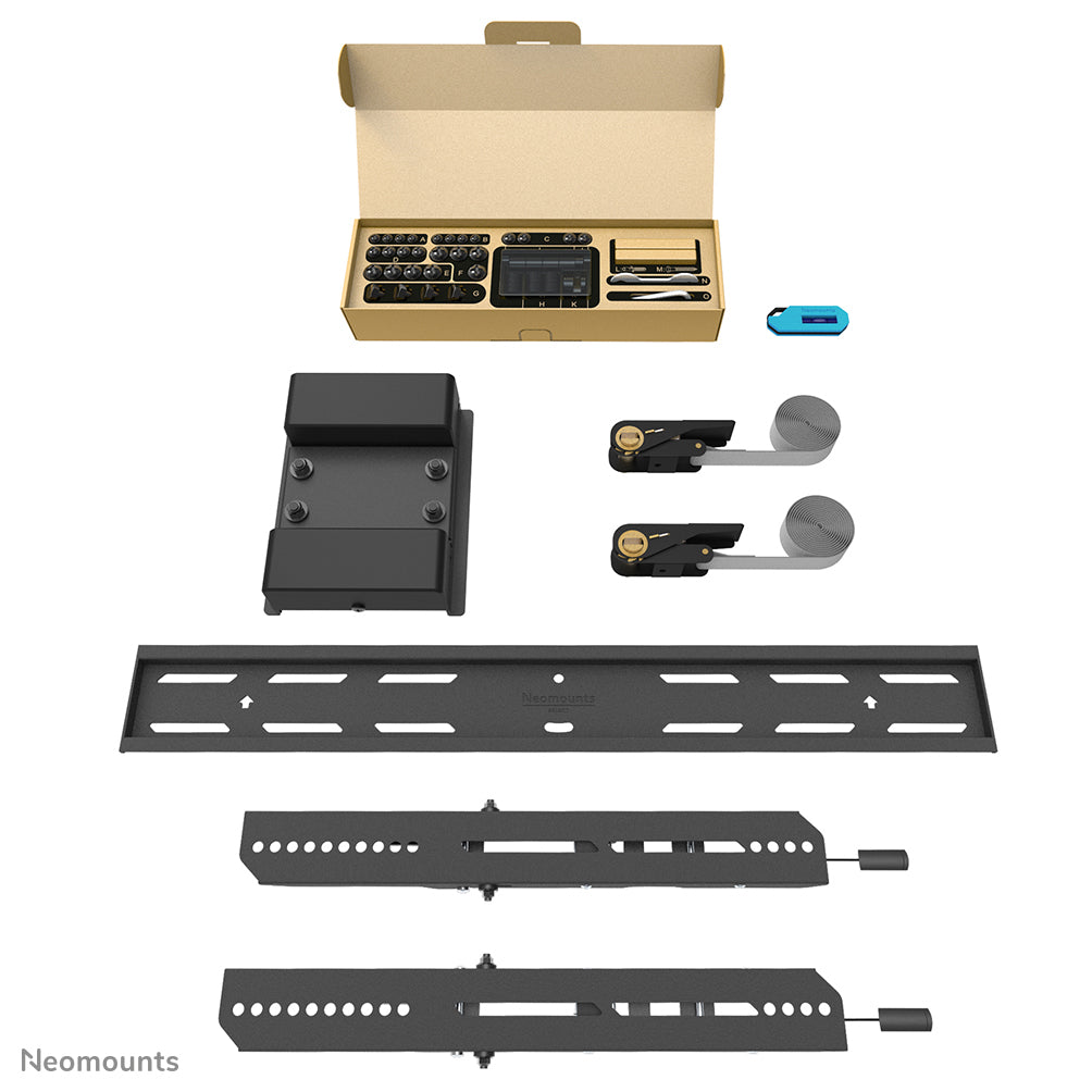 Neomounts WL35S-910BL16 TV pillar mount 40-75" - tiltable - lockable - diam. 25-100 cm