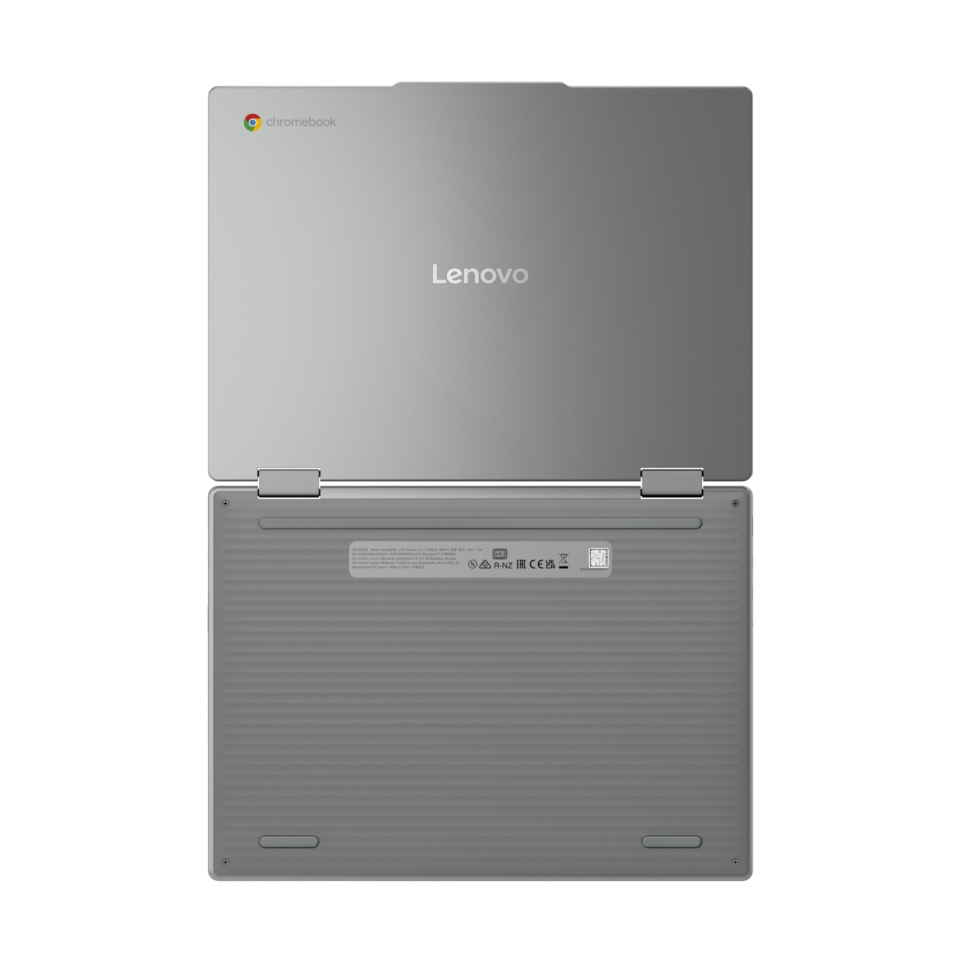 Lenovo Chrome 2in1 14IRU10 Intel Core 5 120U Chromebook 35.6 cm (14") Touchscreen WUXGA 8 GB LPDDR5-SDRAM 128 GB UFS Wi-Fi 6E (802.11ax) ChromeOS English Grey