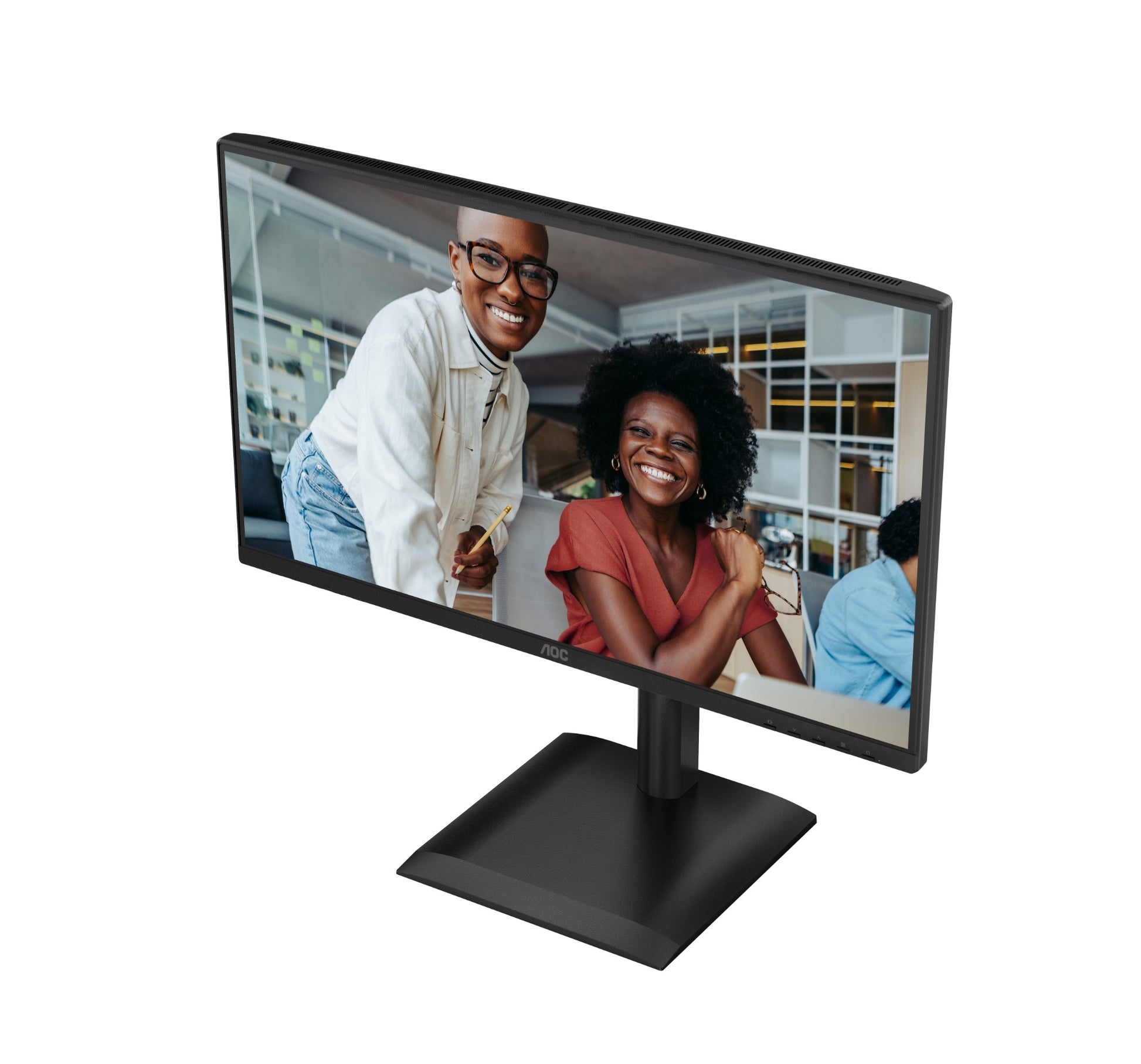 AOC E4 24E4CV computer monitor 60.5 cm (23.8") 1920 x 1080 pixels Full HD LED Black