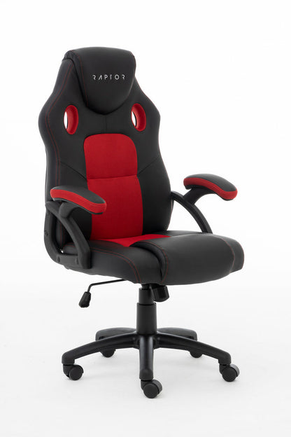 Raptor Gaming RG-GS-40 Gaming armchair Padded seat Black, Red