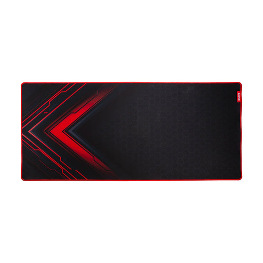Marvo G48 Gaming Mouse Pad, X-Large 900x400x3mm, Soft Microfiber Surface for speed and control with Non-Slip Rubber Base and Stitched Edges, Black and Red Black, Red