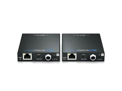 Blustream HEX70SL-KIT AV extender AV transmitter & receiver Black
