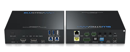 Blustream HEX70HDUK-KIT AV extender AV transmitter & receiver Black