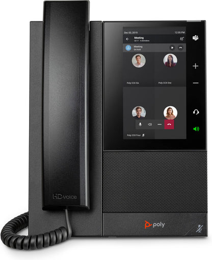 Poly CCX 500 Business Media Phone for Microsoft Teams and PoE-enabled