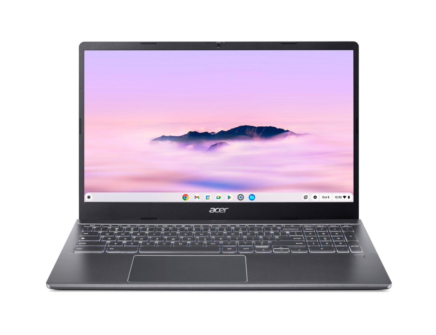 Acer Chromebook Plus 515 CBE595-2T-TCO-562J Intel Core 5 120U 39.6 cm (15.6") Touchscreen Full HD 8 GB LPDDR5x-SDRAM 256 GB SSD Wi-Fi 6 (802.11ax) ChromeOS Grey