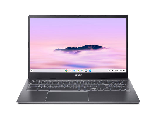 Acer Chromebook Plus 515 CBE595-2T-TCO-562J Intel Core 5 120U 39.6 cm (15.6") Touchscreen Full HD 8 GB LPDDR5x-SDRAM 256 GB SSD Wi-Fi 6 (802.11ax) ChromeOS Grey