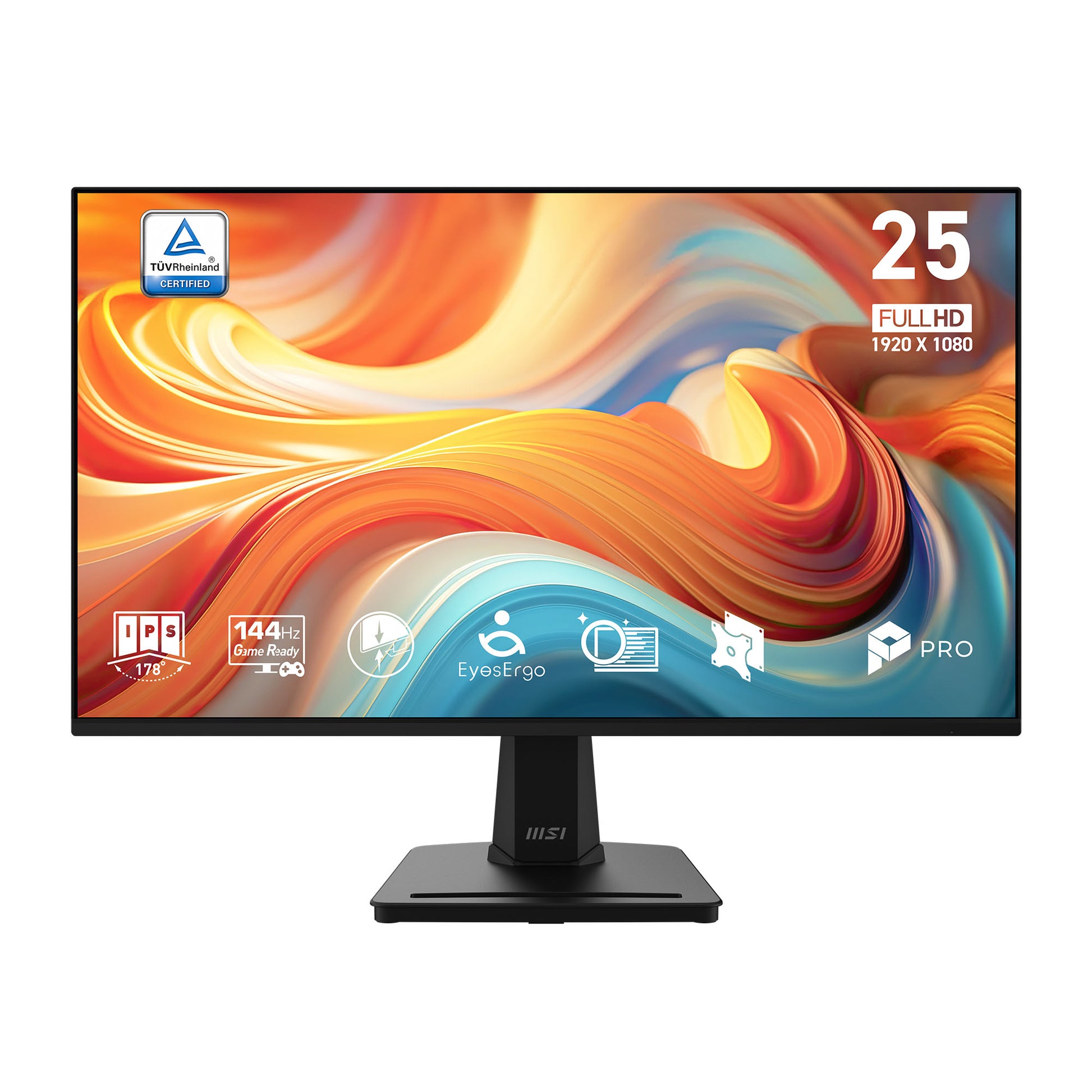 MSI Pro MP251 E14L computer monitor 62.2 cm (24.5") 1920 x 1080 pixels Full HD Black