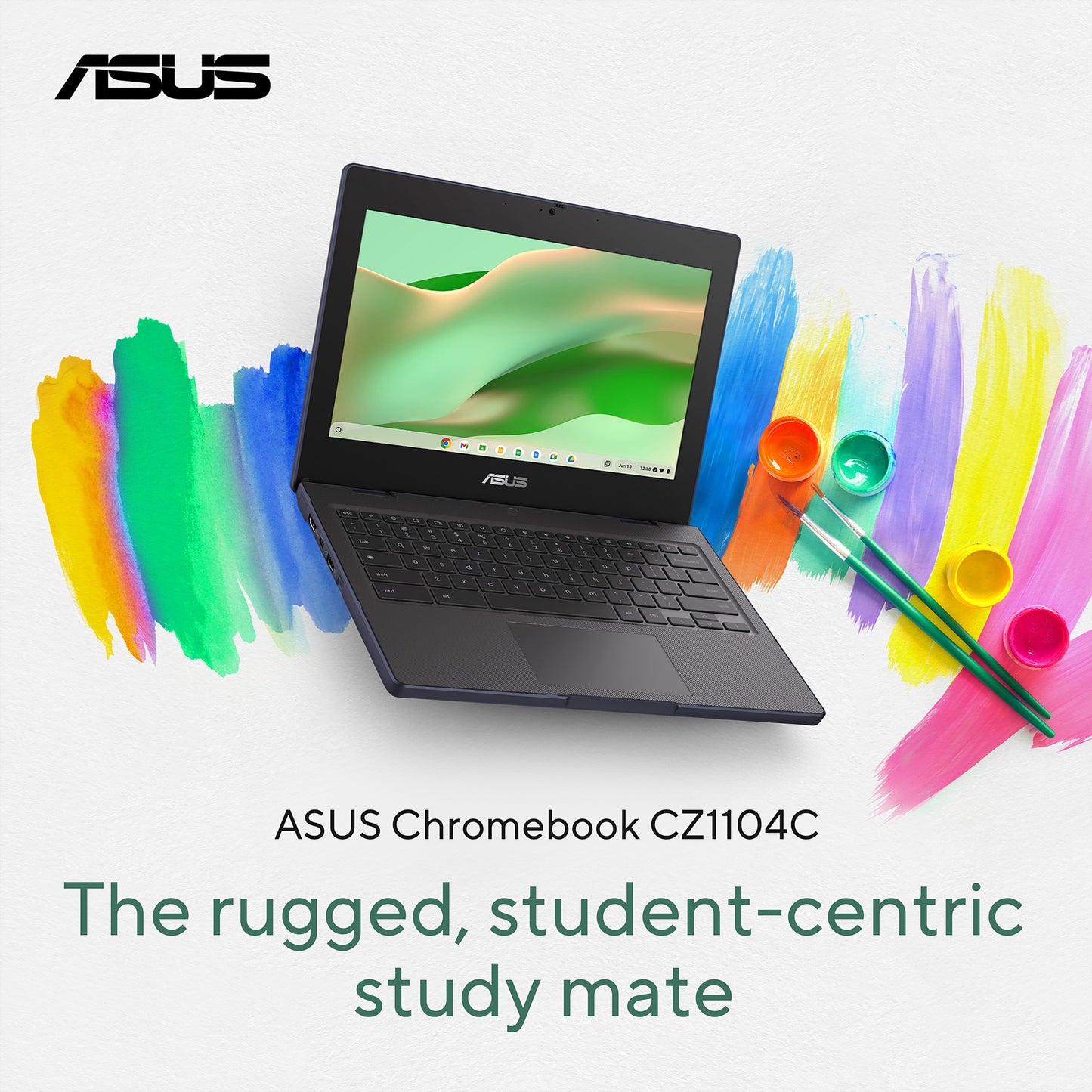 ASUS Chromebook CZ11 CZ1104CM4A-MZ0055 MediaTek Kompanio 540 29.5 cm (11.6") HD 8 GB LPDDR5x-SDRAM 64 GB eMMC Wi-Fi 6E (802.11ax) ChromeOS UK English Grey