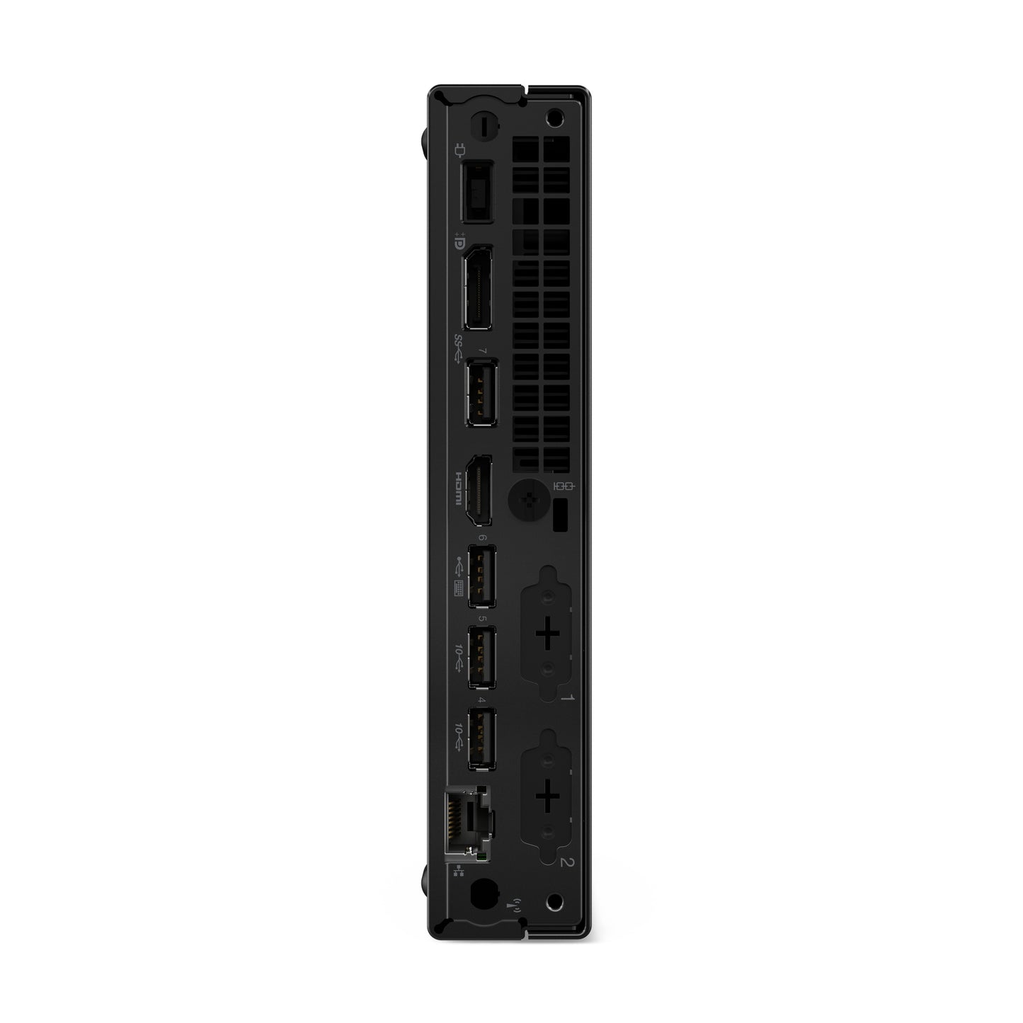 Lenovo ThinkCentre M70q Gen 5 Intel Core i5 i5-14400T 8 GB DDR5-SDRAM 256 GB SSD Windows 11 Pro Mini PC Black